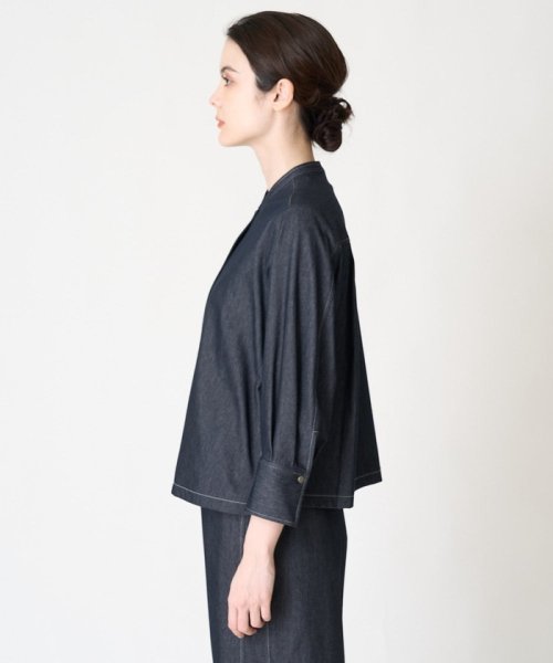 [セットアップ対応可]デニムライクブラウス [セットアップ対応可]デニムライクブラウス [セットアップ対応可]デニムライクブラウス S2636180017(20196円)