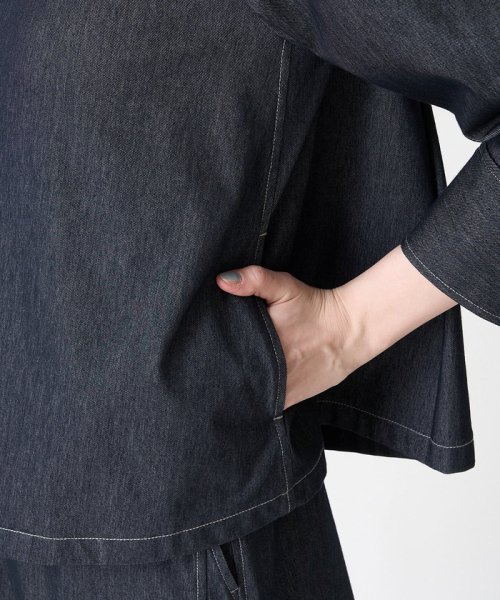 [セットアップ対応可]デニムライクブラウス [セットアップ対応可]デニムライクブラウス [セットアップ対応可]デニムライクブラウス S2636180017(20196円)