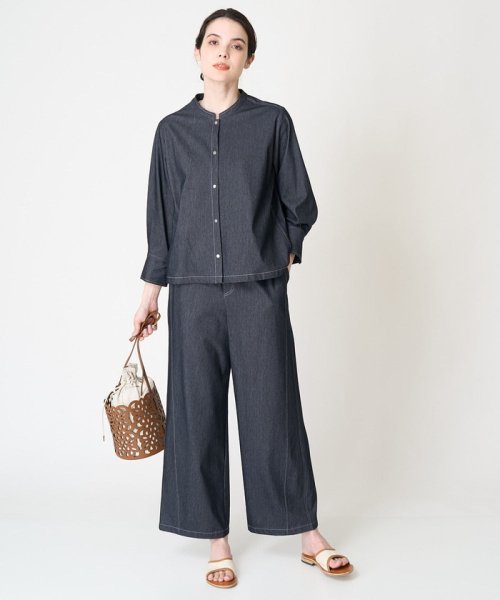 [セットアップ対応可]デニムライクブラウス [セットアップ対応可]デニムライクブラウス [セットアップ対応可]デニムライクブラウス S2636180017(20196円)