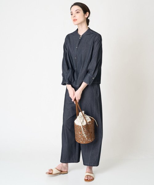 [セットアップ対応可]デニムライクブラウス [セットアップ対応可]デニムライクブラウス [セットアップ対応可]デニムライクブラウス S2636180017(20196円)