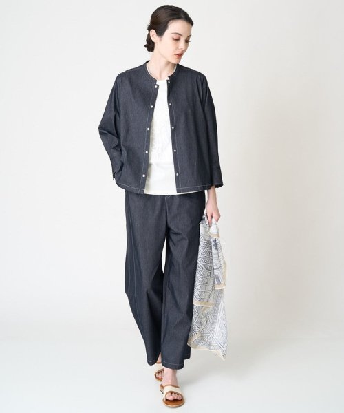 [セットアップ対応可]デニムライクブラウス [セットアップ対応可]デニムライクブラウス [セットアップ対応可]デニムライクブラウス S2636180017(20196円)