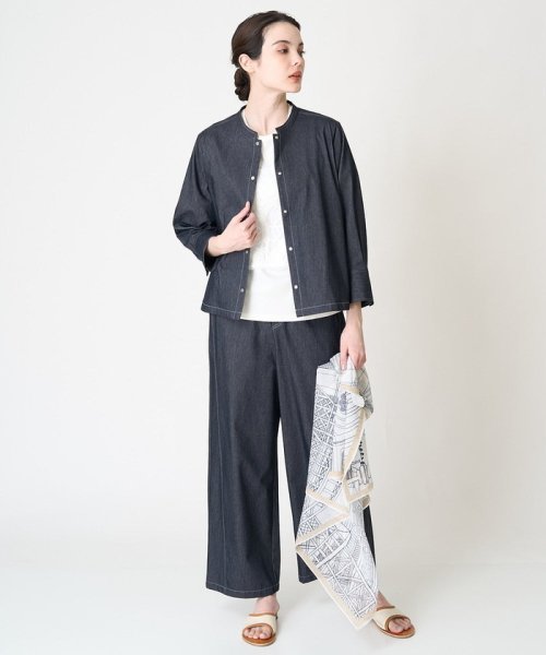 [セットアップ対応可]デニムライクブラウス [セットアップ対応可]デニムライクブラウス [セットアップ対応可]デニムライクブラウス S2636180017(20196円)