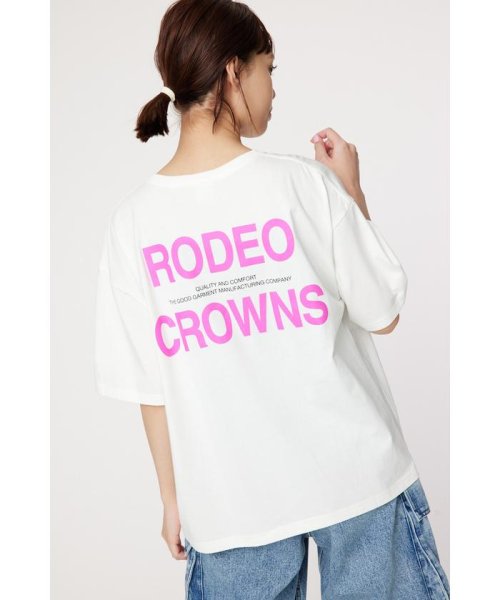 RODEO CROWNS WIDE BOWL(ロデオクラウンズワイドボウル)/COLOR BACK LOGO Tシャツ/img01