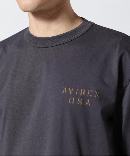AVIREX(AVIREX)/MIL. STENCIL T－SHIRT WARBUCKS / ミリタリー ステンシル Tシャツ ウォーバックス / AVIREX / /img05