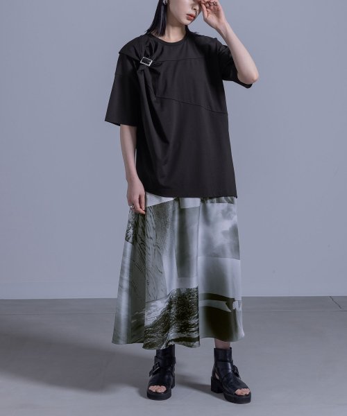 osharewalker(オシャレウォーカー)/『ねじりアシメTシャツ』/img08