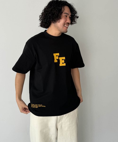 CANAL JEAN(キャナルジーン)/【ユニセックス】FENFEATH(フェインペイ)FEペイントロゴ半袖Tシャツ/img11
