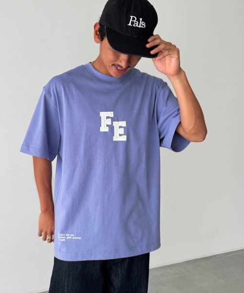 CANAL JEAN(キャナルジーン)/【ユニセックス】FENFEATH(フェインペイ)FEペイントロゴ半袖Tシャツ/img13
