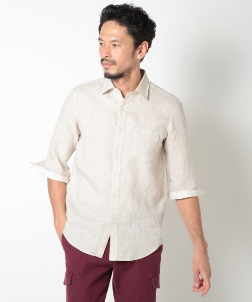 Men's Bigi(メンズビギ)/ALBINI 7分リネンシャツ/img02