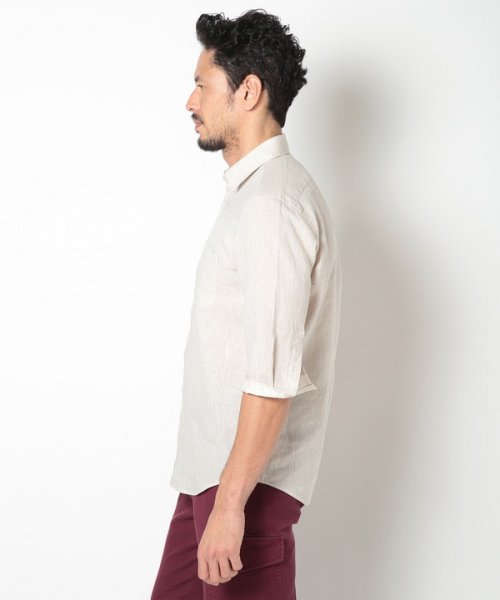 Men's Bigi(メンズビギ)/ALBINI 7分リネンシャツ/img03