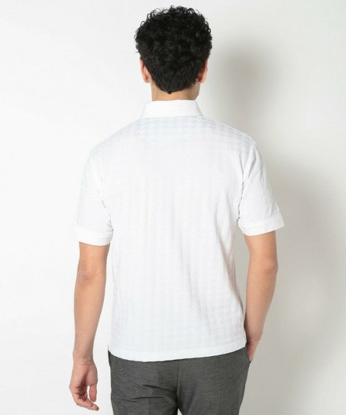 【ACTIVE TAILOR】リンクスジャカードポロシャツ 