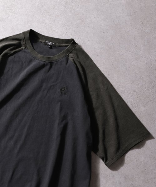 ZIP FIVE(ジップファイブ)/KANGOL×ZIPFIVE　ピスネーム入りピグメント2タイプ半袖Tシャツ/img06