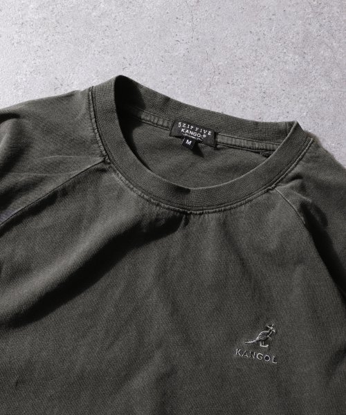 ZIP FIVE(ジップファイブ)/KANGOL×ZIPFIVE　ピスネーム入りピグメント2タイプ半袖Tシャツ/img07