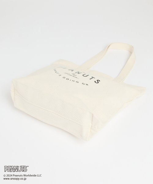 Honeys(ハニーズ)/スヌーピー／トート 鞄 トートバッグ キャンバストート イラストプリント A4サイズ /img32