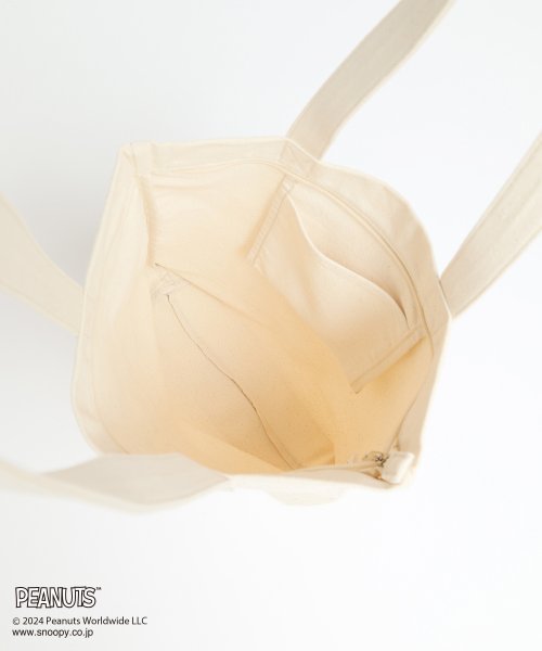 Honeys(ハニーズ)/スヌーピー／トート 鞄 トートバッグ キャンバストート イラストプリント A4サイズ /img33