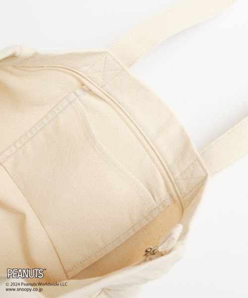Honeys(ハニーズ)/スヌーピー／トート 鞄 トートバッグ キャンバストート イラストプリント A4サイズ /img34