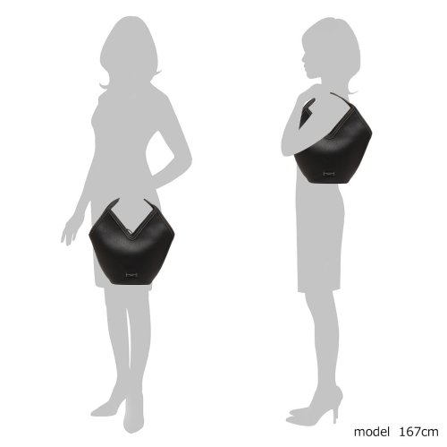 ジャンニキアリーニ ハンドバッグ アンフォーラ Mサイズ ポーチ付き ブラック レディース GIANNI CHIARINI BS10675 GRN－SAL GIANNI CHIARINI ジャンニキアリーニ ハンドバッグ アンフォーラ Mサイズ ポーチ付き ブラック レディース BS10675 ジャンニ