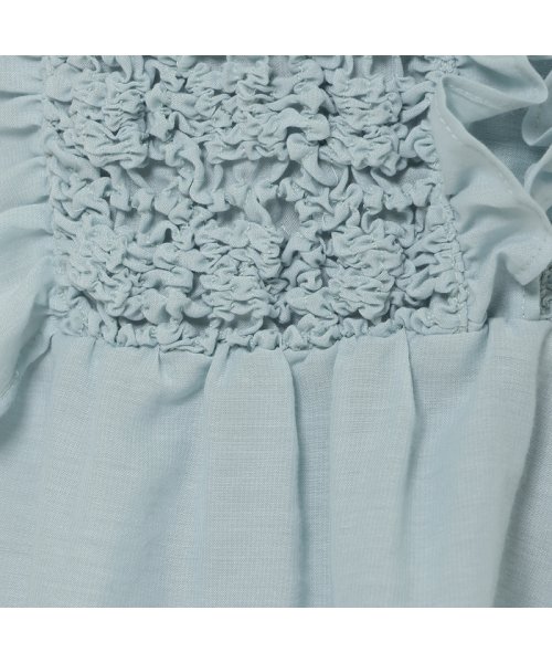 シャーリングブラウス 