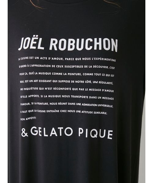 gelato pique(gelato pique)/【JOEL ROBUCHON】レーヨンロゴワンピース/img10