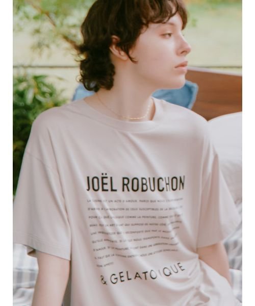 gelato pique(gelato pique)/【JOEL ROBUCHON】レーヨンロゴTシャツ/img04