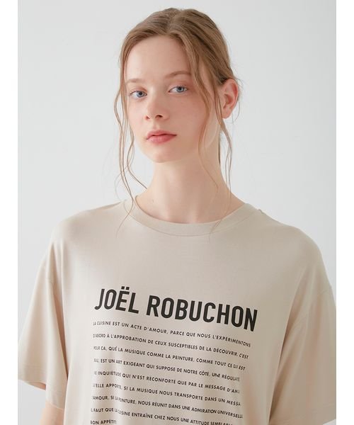 gelato pique(gelato pique)/【JOEL ROBUCHON】レーヨンロゴTシャツ/img09