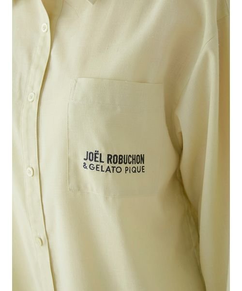 gelato pique(gelato pique)/【JOEL ROBUCHON】リネン混シャツ/img14