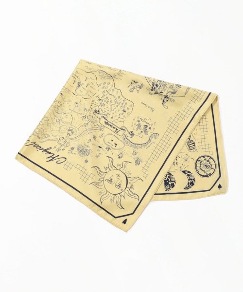 TOMORROWLAND GOODS(TOMORROWLAND GOODS)/manipuri MAGIC MAP シルクスカーフ/img02