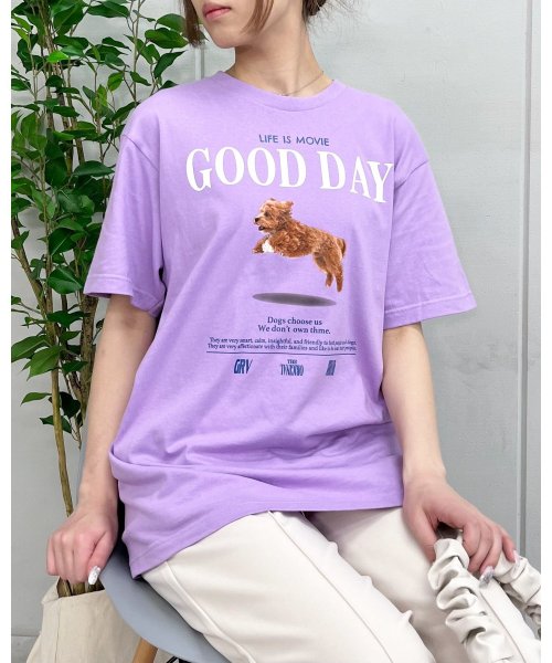 Spiritoso(スピリトーゾ)/GOOD DAY シートプリントTシャツ/img05