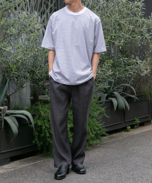 URBAN RESEARCH DOORS(アーバンリサーチドアーズ)/FORK&SPOON　プレーティングボーダーショートスリーブTシャツ/img06