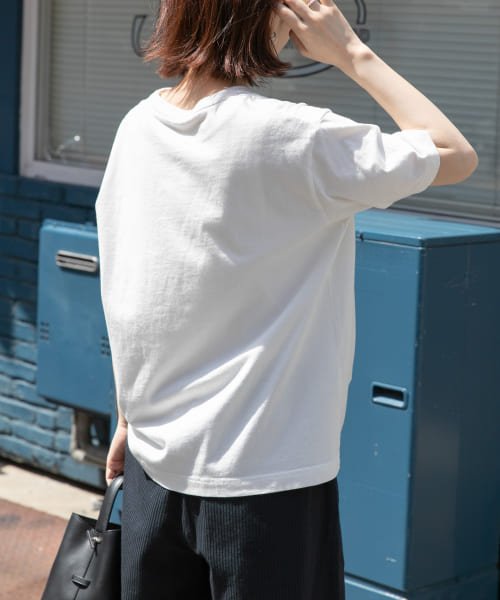 URBAN RESEARCH DOORS(アーバンリサーチドアーズ)/FORK&SPOON　フロッキーロゴプリントTシャツ/img05