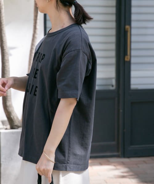 URBAN RESEARCH DOORS(アーバンリサーチドアーズ)/FORK&SPOON　フロッキーロゴプリントTシャツ/img09