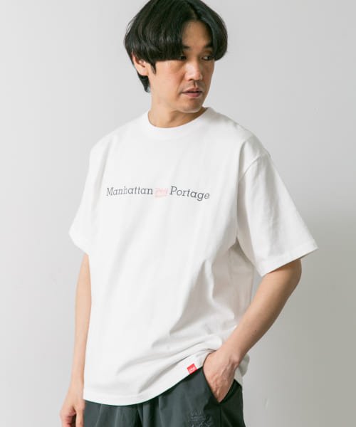 URBAN RESEARCH DOORS(アーバンリサーチドアーズ)/『別注』Manhattan Portage×DOORS　胸ロゴ プリント Tシャツ/img02