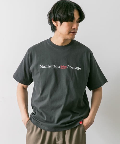 URBAN RESEARCH DOORS(アーバンリサーチドアーズ)/『別注』Manhattan Portage×DOORS　胸ロゴ プリント Tシャツ/img08