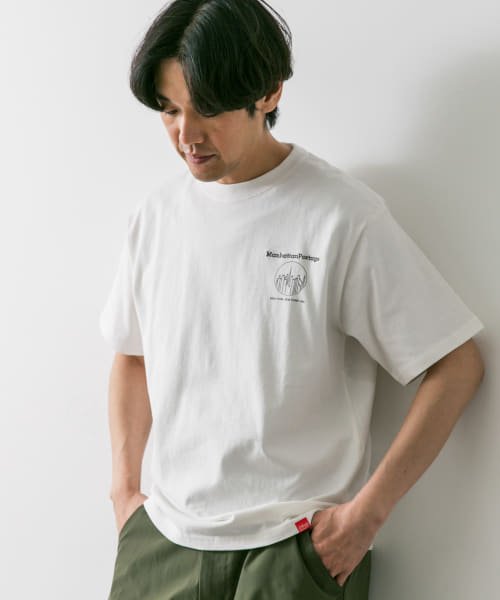 URBAN RESEARCH DOORS(アーバンリサーチドアーズ)/『別注』Manhattan Portage×DOORS　ワンポイント プリント Tシャツ/img05