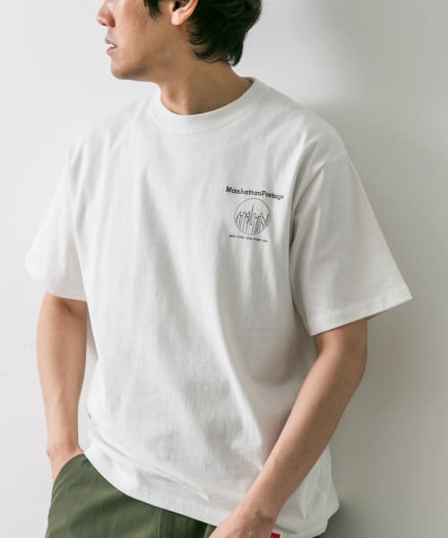 URBAN RESEARCH DOORS(アーバンリサーチドアーズ)/『別注』Manhattan Portage×DOORS　ワンポイント プリント Tシャツ/img06