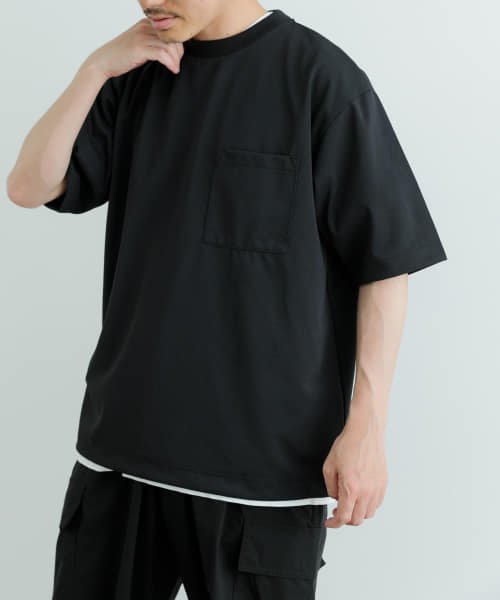 ITEMS URBANRESEARCH(アイテムズアーバンリサーチ（メンズ）)/『イージーケア/UVカット』高機能×吸水速乾ショートスリーブカットソー/img15