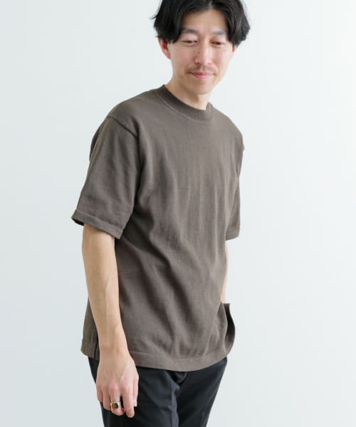 ITEMS URBANRESEARCH(アイテムズアーバンリサーチ（メンズ）)/マシンウォッシャブル×速乾 ニットTシャツ/img01