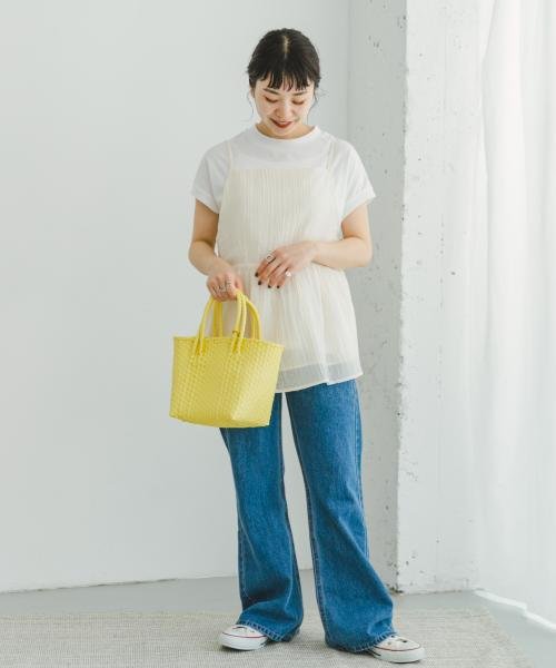 ITEMS URBANRESEARCH(アイテムズ アーバンリサーチ（レディース）)/フレンチTシャツ×キャミセット/img10