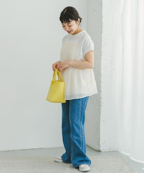 ITEMS URBANRESEARCH(アイテムズ アーバンリサーチ（レディース）)/フレンチTシャツ×キャミセット/img11