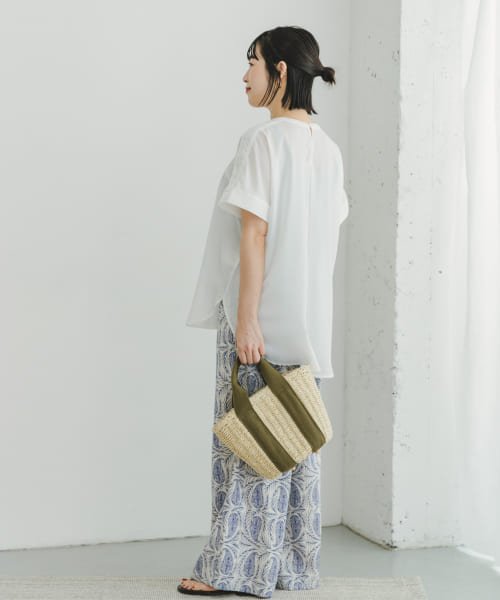 ITEMS URBANRESEARCH(アイテムズ アーバンリサーチ（レディース）)/ピンタックレースブラウス/img06