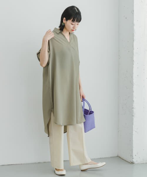 ITEMS URBANRESEARCH(アイテムズ アーバンリサーチ（レディース）)/スキッパーフレンチチュニック/img19