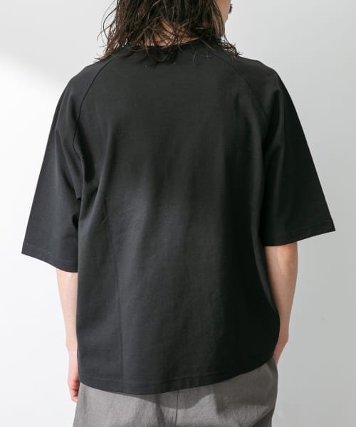 URBAN RESEARCH Sonny Label(アーバンリサーチサニーレーベル)/ヘビーウェイト布帛ポケット切替Tシャツ/img14