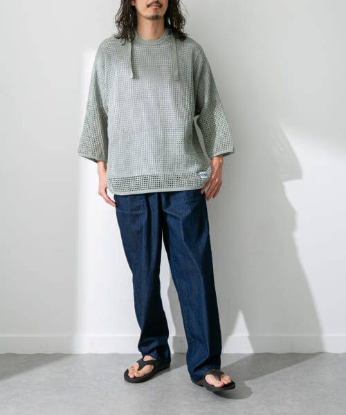 URBAN RESEARCH Sonny Label(アーバンリサーチサニーレーベル)/ARMY TWILL　Cotton Mesh Hoodie/img08