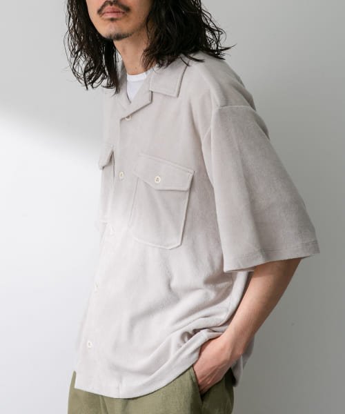 URBAN RESEARCH Sonny Label(アーバンリサーチサニーレーベル)/ARMY TWILL　Cotton Pile Utility Shirts/img01