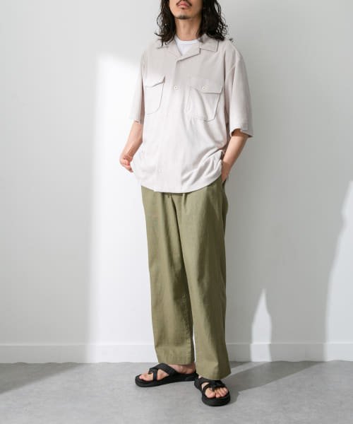 URBAN RESEARCH Sonny Label(アーバンリサーチサニーレーベル)/ARMY TWILL　Cotton Pile Utility Shirts/img02
