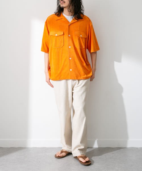 URBAN RESEARCH Sonny Label(アーバンリサーチサニーレーベル)/ARMY TWILL　Cotton Pile Utility Shirts/img12