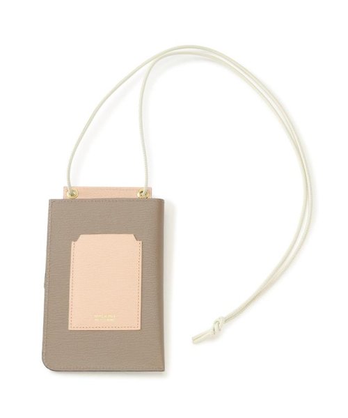 Larcobaleno（ラルコバレーノ）スマートＷショルダーウォレット/LA805GT IN ラルコバレーノ TUTTO PELLE FATTO