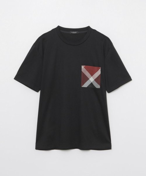 BLACK LABEL CRESTBRIDGE(BLACK LABEL CRESTBRIDGE)/【一部店舗限定】クレストブリッジチェックカラミポケットTシャツ/img10