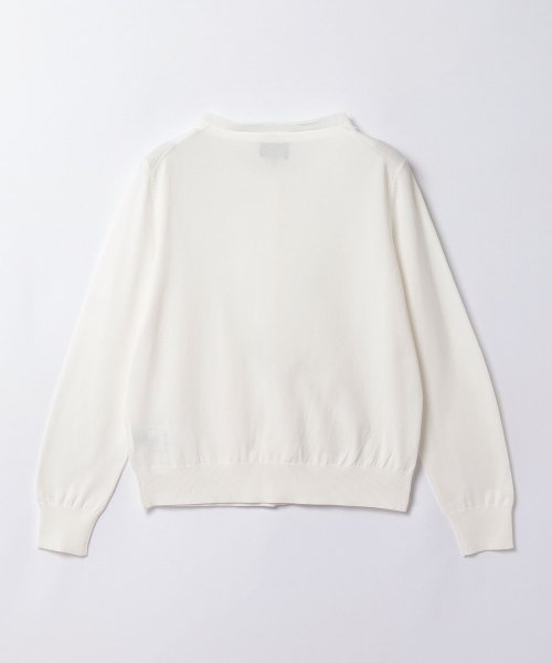 クルーネックカーディガン 