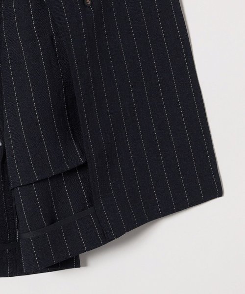 quaranciel:〈手洗い可能〉ストライプ テーラード ジャケット（セットアップ対応） quaranciel