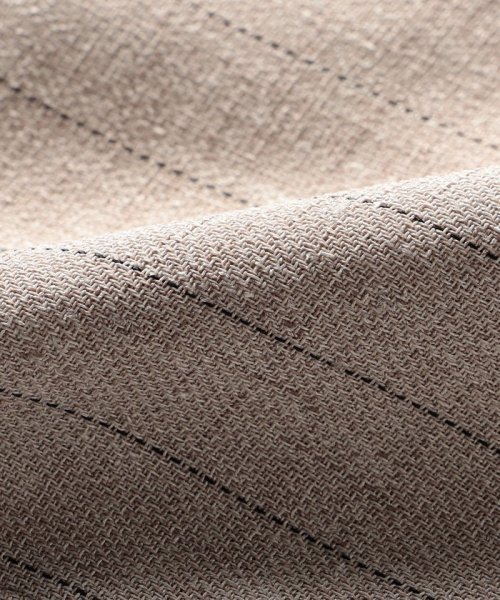 quaranciel:〈手洗い可能〉ストライプ テーラード ジャケット（セットアップ対応） quaranciel